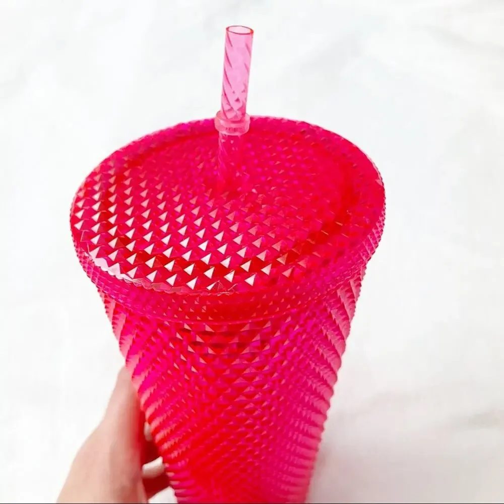 Starbucks pink studded tumbler limited edition Christmas 2020 coffee